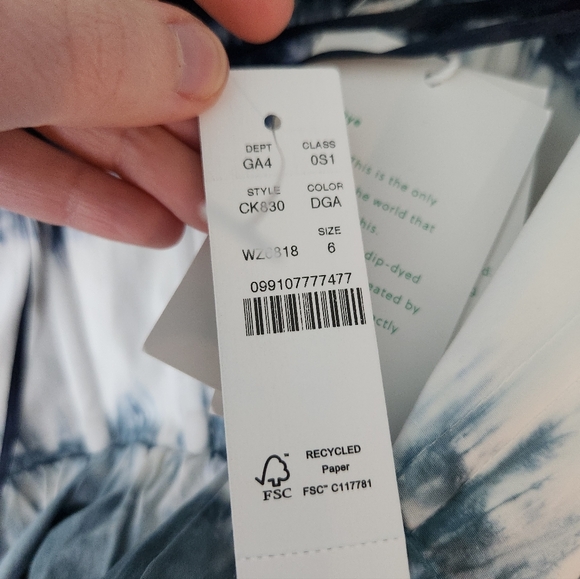 J. Crew Strapless drop-waist dress in dip-dye - Picture 8 of 9